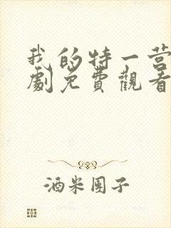 我的特一营电视剧免费观看全集