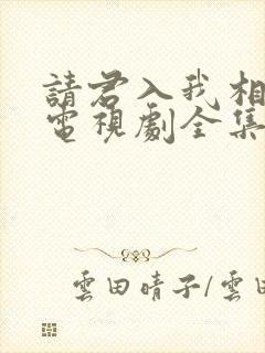 请君入我相思局电视剧全集
