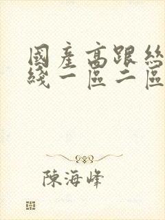 国产高跟丝袜在线一区二区