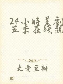 24小时美剧第五季在线观看全集免费高清封面