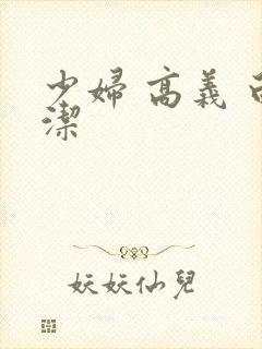 少妇 高义 白洁封面