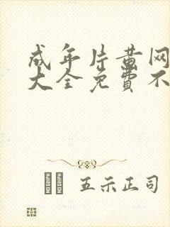 成年片黄网站色大全免费不卡