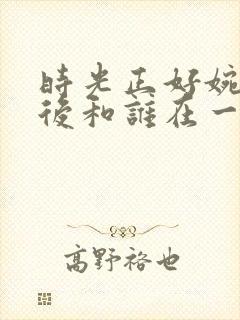 时光正好婉真最后和谁在一起了封面