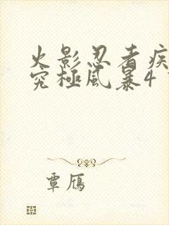 火影忍者疾风传究极风暴4 下载