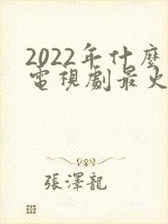 2022年什么电视剧最火最好看