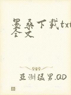 墨桑下载txt全文