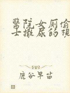 医院女厕偷拍护士撒尿的视频