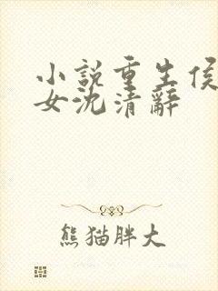 小说重生侯府嫡女沈清辞封面