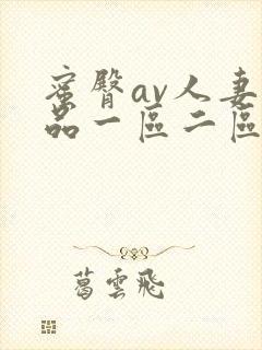 蜜臀av人妻精品一区二区三区