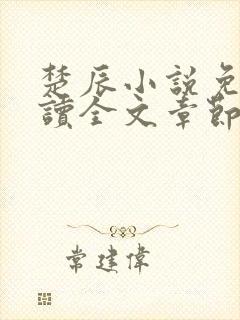 楚辰小说免费阅读全文章节