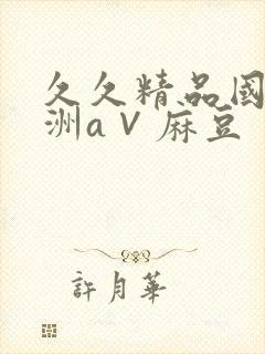 久久精品国产亚洲a∨麻豆