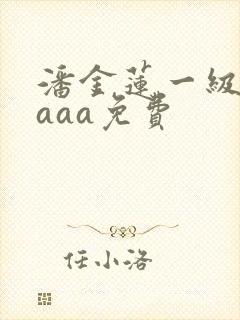 潘金莲一级淫片aaa免费