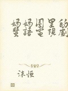 妈妈圈里的流言蜚语电视剧免费观看