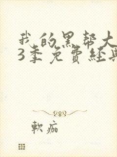 我的黑帮大佬第3季免费经典片段在线观看封面