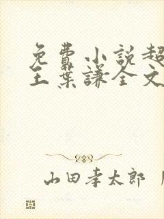 免费小说超级兵王叶谦全文阅读