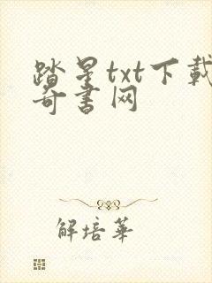踏星txt下载奇书网