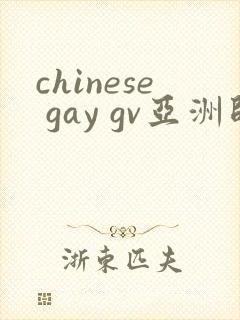 chinese gay gv亚洲帅哥