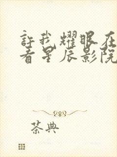 许我耀眼在线观看星辰影院