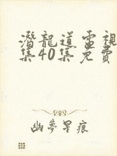 潜龙道电视剧全集40集免费播放西瓜