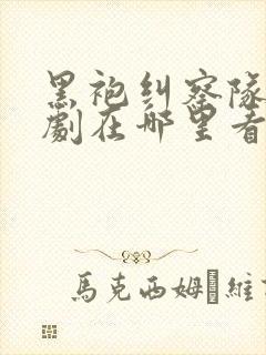 黑袍纠察队电视剧在哪里看封面