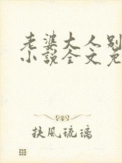 老婆大人别想逃小说全文免费阅读封面