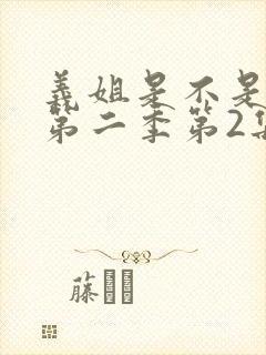 义姐是不是良女第二季第2集