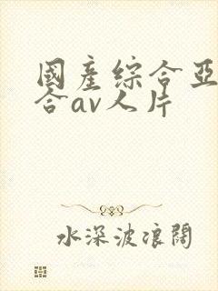 国产综合亚洲综合av人片