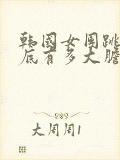 韩国女团跳舞到底有多大胆