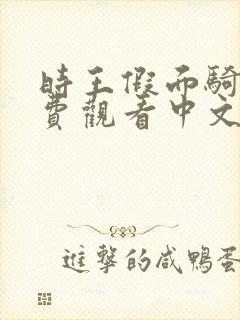 时王假面骑士免费观看中文版