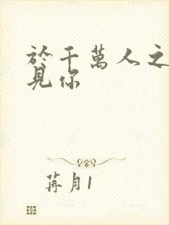 于千万人之中遇见你