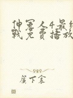 伸冤人4最终决战免费播放