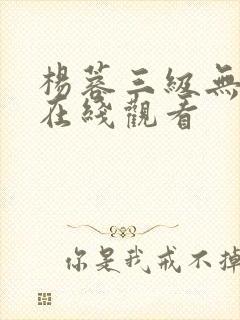 杨蓉三级无删减在线观看