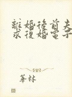 离婚后前夫哭着求复婚电子书阅读