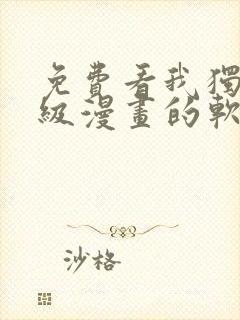 免费看我独自升级漫画的软件封面