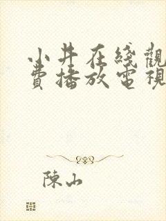 小井在线观看免费播放电视剧