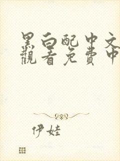 黑白配中文在线观看免费中文版