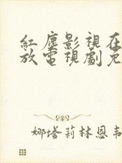 红尘影视在线播放电视剧免费观看