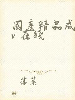 国产精品成人av 在线