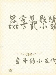 昆仑凤歌精校版txt下载小说