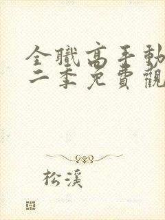 全职高手动漫第二季免费观看全集