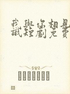 我与你相见不相识短剧免费观看全集封面