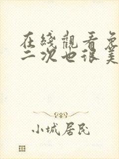 在线观看免费第二次也很美