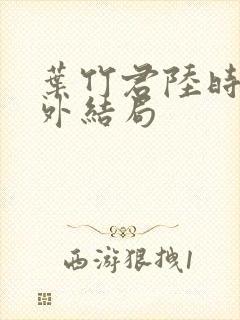 叶竹君陆时琛番外结局