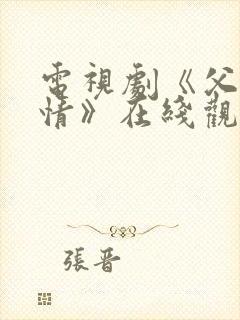 电视剧《父母爱情》在线观看