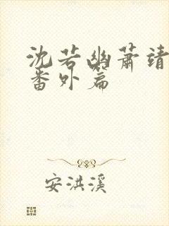 沈若幽萧靖和离番外篇