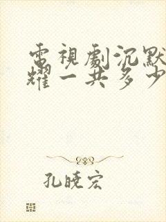 电视剧沉默的荣耀一共多少集