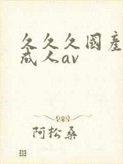 久久久国产精品成人av封面