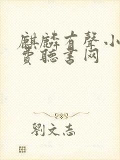 麒麟有声小说免费听书网封面