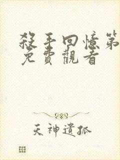 杀手回忆第一季免费观看