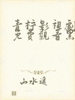 青柠影视剧大全免费观看黑暗荣耀